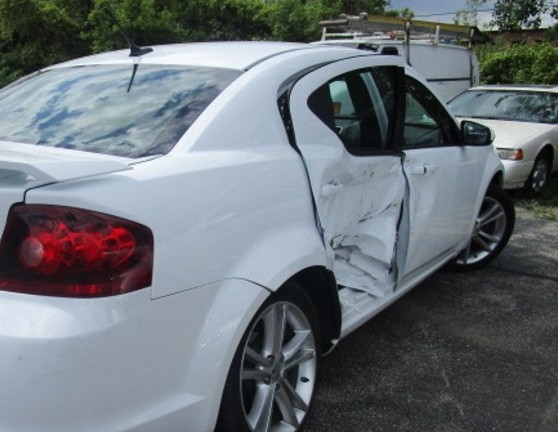 Dodge Before Repair — Cosmetic Auto Chicago
